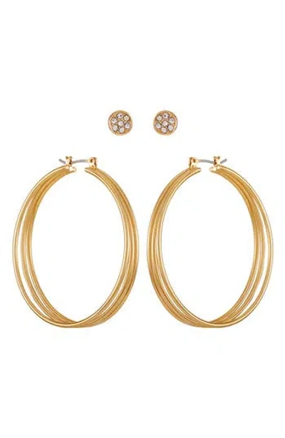 VINCE CAMUTO VINCE CAMUTO SET OF 2 EARRINGS