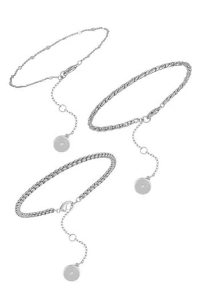 VINCE CAMUTO VINCE CAMUTO SET OF 3 CHAIN BRACELETS