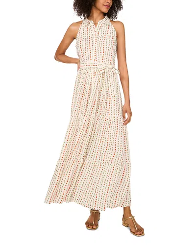 VINCE CAMUTO SLEEVELESS MAXI SHIRT DRESS