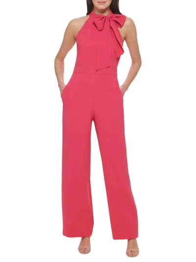 VINCE CAMUTO WOMEN'S TIE NECK JUMPSUIT