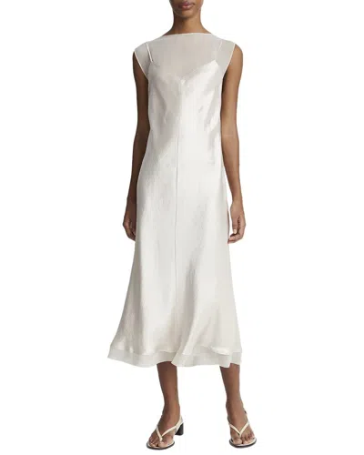 VINCE VINCE CHIFFON LAYERED SLIP DRESS