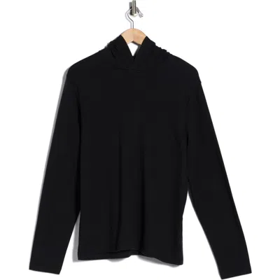 VINCE VINCE DOUBLE FACE KNIT HOODIE