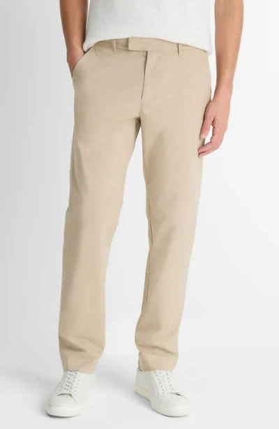 VINCE VINCE FLAT FRONT STRETCH COTTON CHINOS