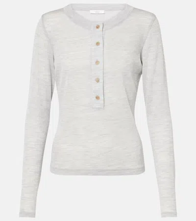 VINCE HENLEY WOOL TOP