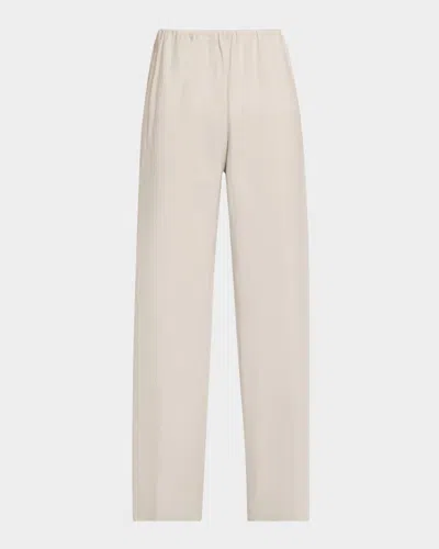 VINCE HIGH-WAIST COTTON BIAS PANTS