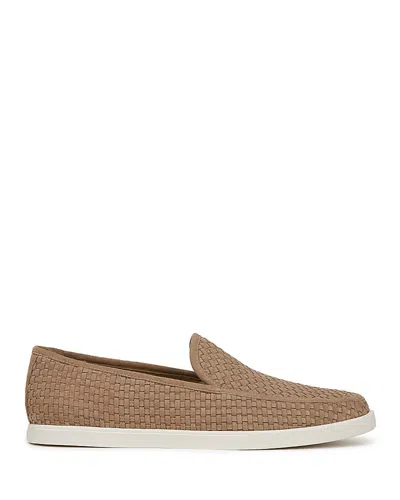 VINCE MEN'S SONOMA SUEDE BASKETWEAVE LOAFERS