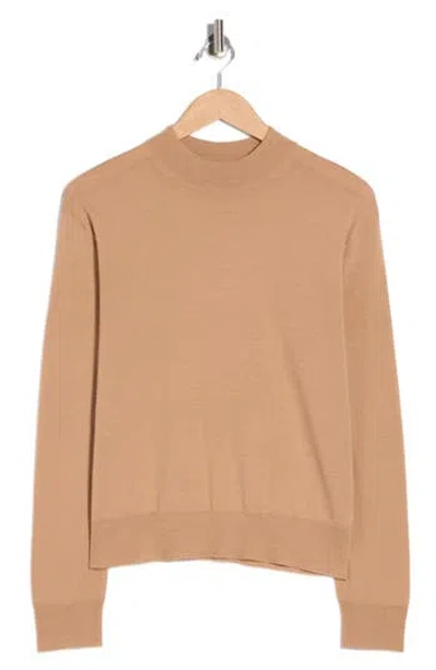 VINCE VINCE MOCK NECK WOOL BLEND PULLOVER SWEATER