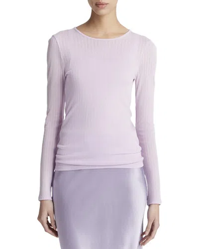 VINCE VINCE SHEER CREWNECK TOP