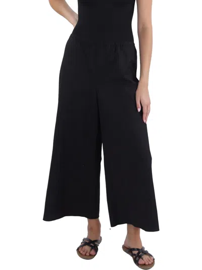 VINCE WOMENS HIGH RISE WORK WEAR WIDE LEG PANTS