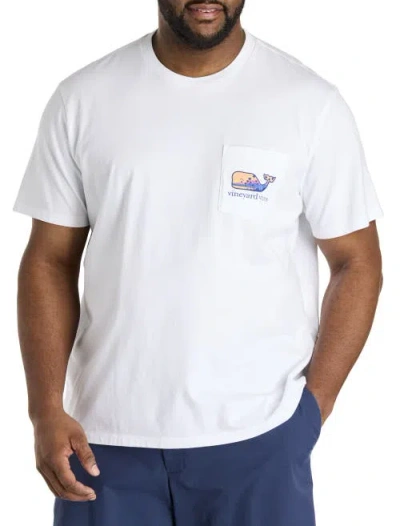 VINEYARD VINES VINEYARD VINES BIG & TALL PALM TREE WHALE TEE