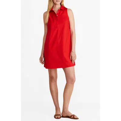 VINEYARD VINES VINEYARD VINES SLEEVELESS COTTON POPOVER MINIDRESS