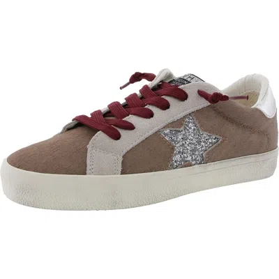 VINTAGE HAVANA WOMENS DISTRESSED CALF HAIR CASUAL AND FASHION SNEAKERS