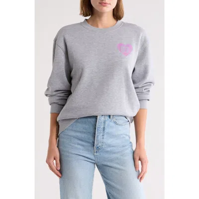 VINYL ICONS VINYL ICONS 87 LOVER OVERSIZE FLEECE SWEATSHIRT