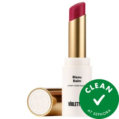 VIOLETTE FR VIOLETTE_FR BISOU BALM SHEER MATTE LIPSTICK SUCETTE 0.08 OZ / 2.5 G