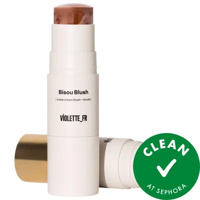 VIOLETTE FR VIOLETTE_FR BISOU BLUSH MARBLED CREAM BLUSH STICK MARNIE 0.25 FL. OZ. / 7 G