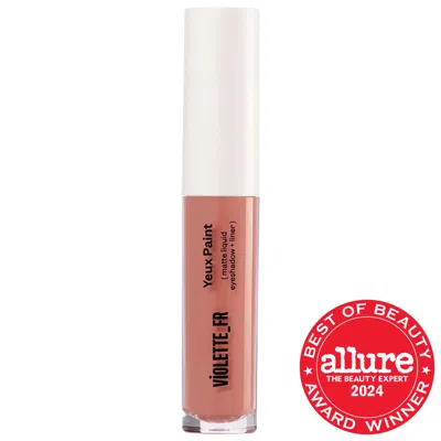 VIOLETTE FR VIOLETTE_FR YEUX PAINT LIQUID EYESHADOW & EYELINER TENDRE CORAIL 0.1 FL. OZ. / 2.79 G