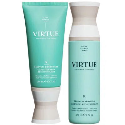 VIRTUE RECOVERY SHAMPOO AND CONDITIONER DUO FOR DRY, DAMAGED AND COLOURED HAIR