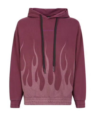 VISION OF SUPER FLAME PRINTED HOODIE
