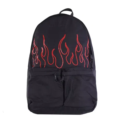 VISION OF SUPER FLAMES BACKPACK MEN'S BACKPACK BLACK/RED