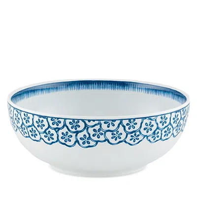 VISTA ALEGRE CORALINA BLUE CEREAL BOWL - EXCLUSIVE