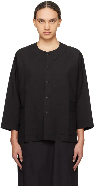 VISVIM BLACK AUGUSTINE SHIRT