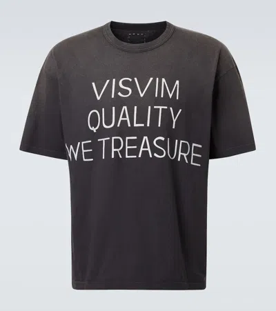VISVIM JUMBO PRINTED COTTON-BLEND T-SHIRT