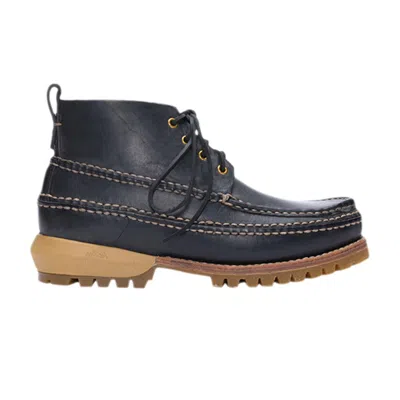 VISVIM VISVIM VISVIM KANAWA MOC MID-FOLK 'BLACK' | MEN'S SIZE 10.5
