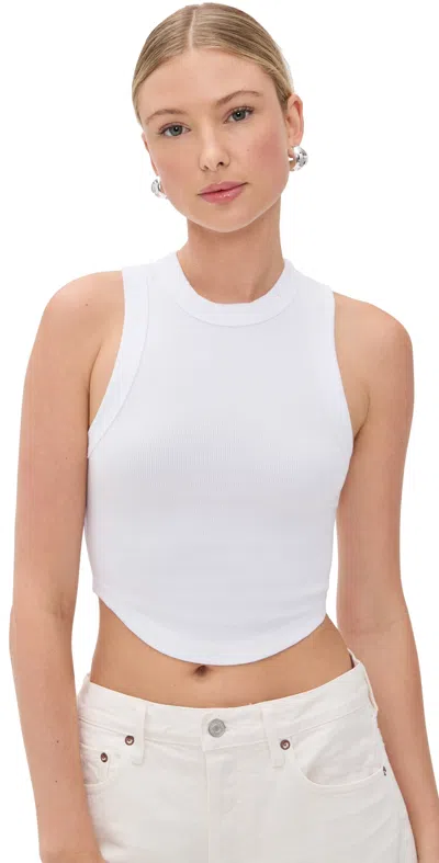 VITAMIN A DAYBREAK ESSENTIAL CROP TANK WHITE