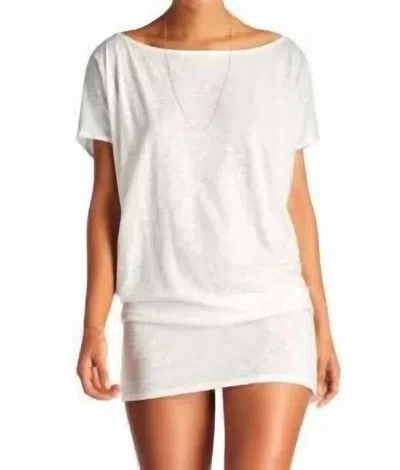 VITAMIN A ISLA TUNIC IN WHITE