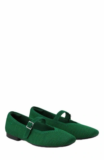 VIVAIA VIVAIA MARGOT MARY-JANE SQUARE-TOE BALLET FLATS
