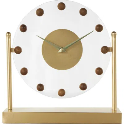 VIVIAN LUNE HOME VIVIAN LUNE HOME MODERN BLACK METAL CLOCK