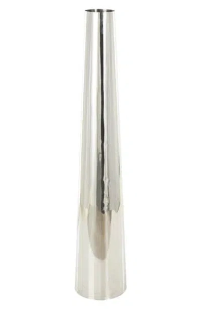 VIVIAN LUNE HOME VIVIAN LUNE HOME STAINLESS STEEL VASE
