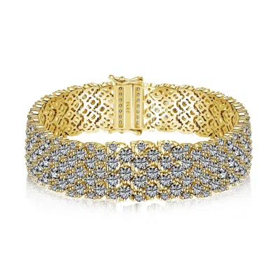 VIVIANA HALIL WOMEN'S THE CHIARA PREMIUM ZIRCONIA BRACELET IN GOLD COATED STERLING SILVER