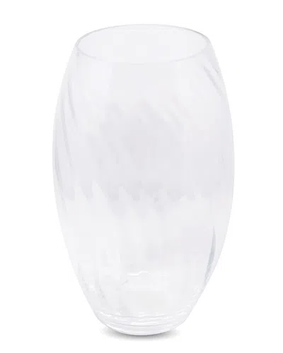 VIVIENCE VIVIENCE VASE WITH SPIRAL DESIGN