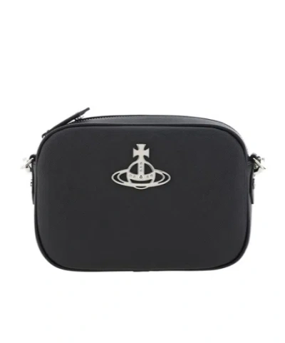 VIVIENNE WESTWOOD VIVIENNE WESTWOOD ANNA ORB PLAQUE CAMERA BAG