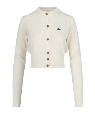 VIVIENNE WESTWOOD VIVIENNE WESTWOOD BEA KNIT CROPPED CARDIGAN