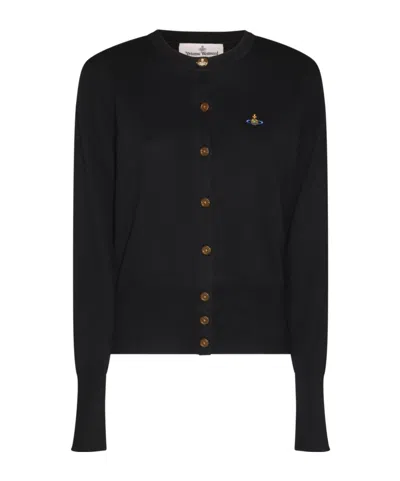 VIVIENNE WESTWOOD VIVIENNE WESTWOOD ORB EMBROIDERED KNITED CARDIGAN