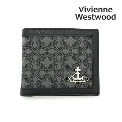 VIVIENNE WESTWOOD VIVIENNE WESTWOOD BI-FOLD WALLET 51120008-W00HX-N203 BLACK ORBRAMA MEN'S MEN