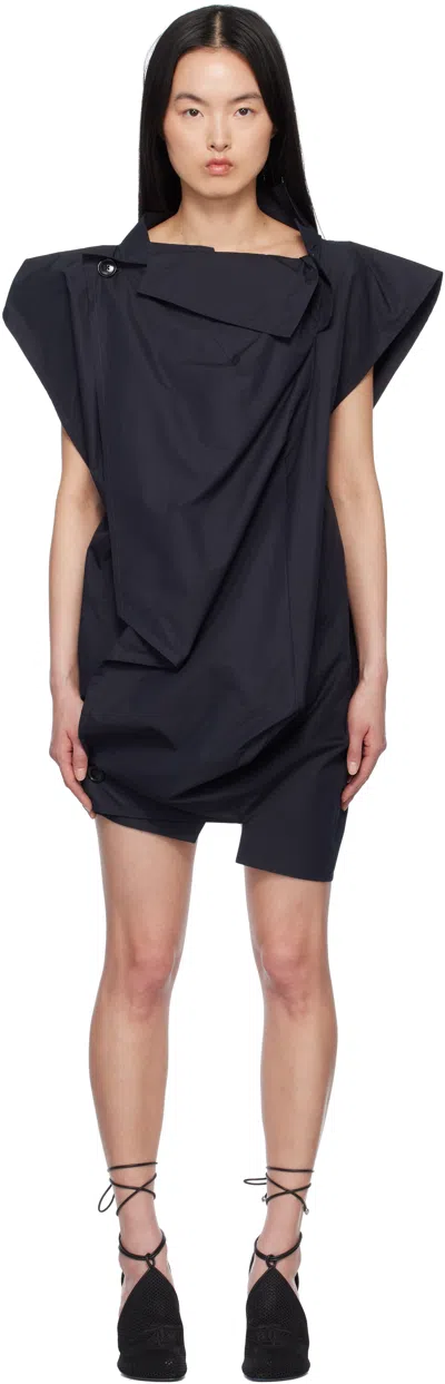 VIVIENNE WESTWOOD BLACK BILLOW VEST