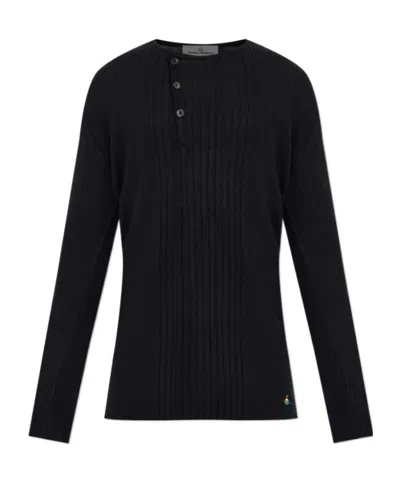 VIVIENNE WESTWOOD VIVIENNE WESTWOOD ORB EMBROIDERED JUMPER