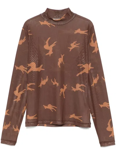 VIVIENNE WESTWOOD DEER-PRINT T-SHIRT