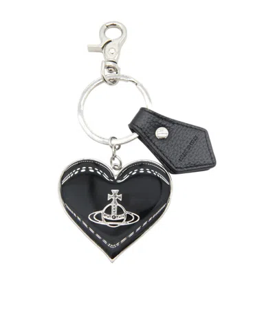 VIVIENNE WESTWOOD VIVIENNE WESTWOOD LOGO ENGRAVED KEYCHAIN