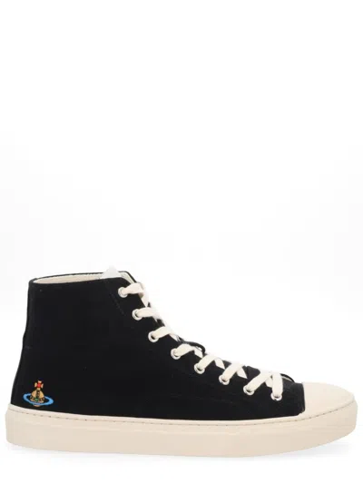 VIVIENNE WESTWOOD VIVIENNE WESTWOOD "HIGH TOP PLIMSOLL" SNEAKER