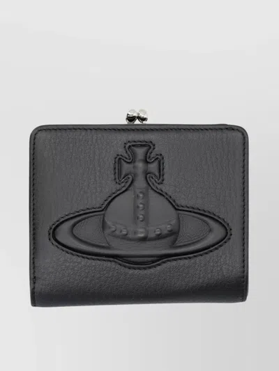 VIVIENNE WESTWOOD LOGO EMBOSSED CARDHOLDER COIN COMPARTMENT