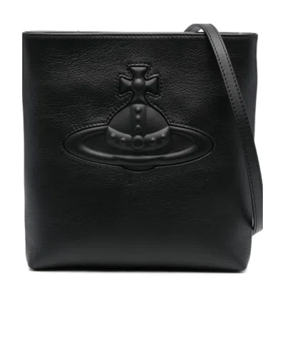 VIVIENNE WESTWOOD LOGO SHOULDER BAG