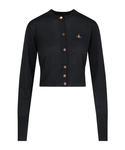 VIVIENNE WESTWOOD VIVIENNE WESTWOOD BEA KNIT CROPPED CARDIGAN