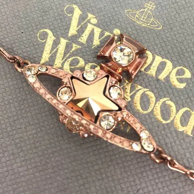 VIVIENNE WESTWOOD METAL CHARM BRACELET (PRE-OWNED)