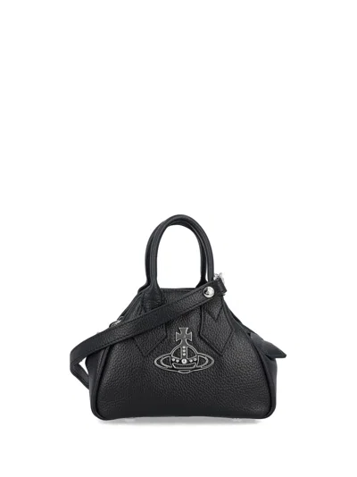 VIVIENNE WESTWOOD MINI YASMINE BAG WOMAN BLACK