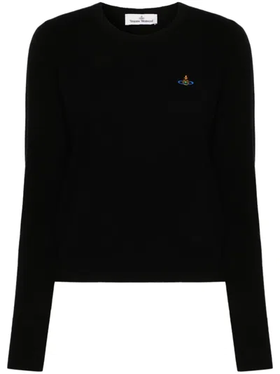 VIVIENNE WESTWOOD ORB-EMBROIDERED JUMPER