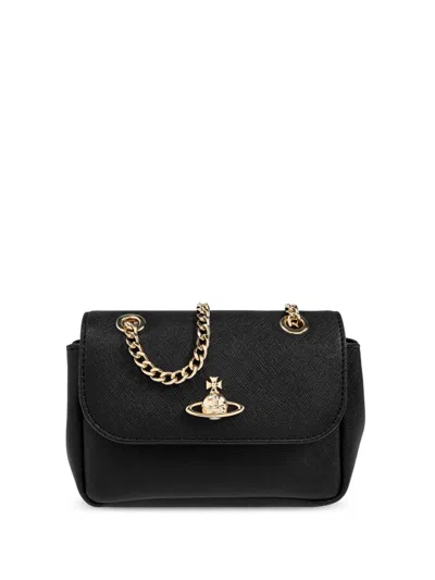 VIVIENNE WESTWOOD ORB-PLAQUE SHOULDER BAG
